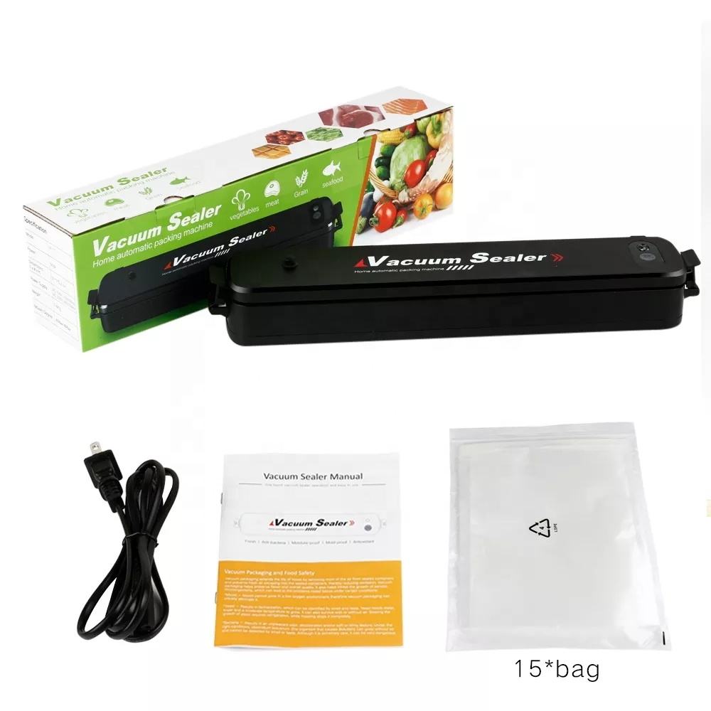 3 in 1 Vacuum Food Sealer Machine Automatic Manual Vacuum Sealer Dry/Wet Of 4 Bags - TruVexa