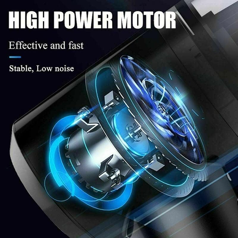 3IN1 Portable Car Vacuum Cleaner with Blower, USB Rechargeable Wireless Handheld - TruVexa