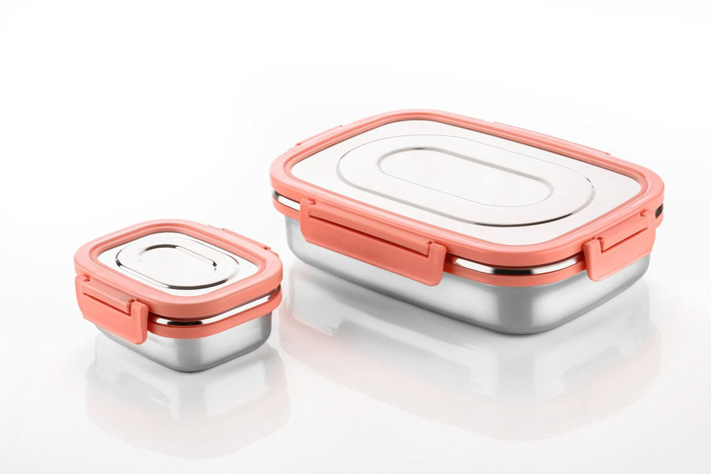 Airtight Stainless Steel Tiffin for School, Office & Picnic - TruVexa