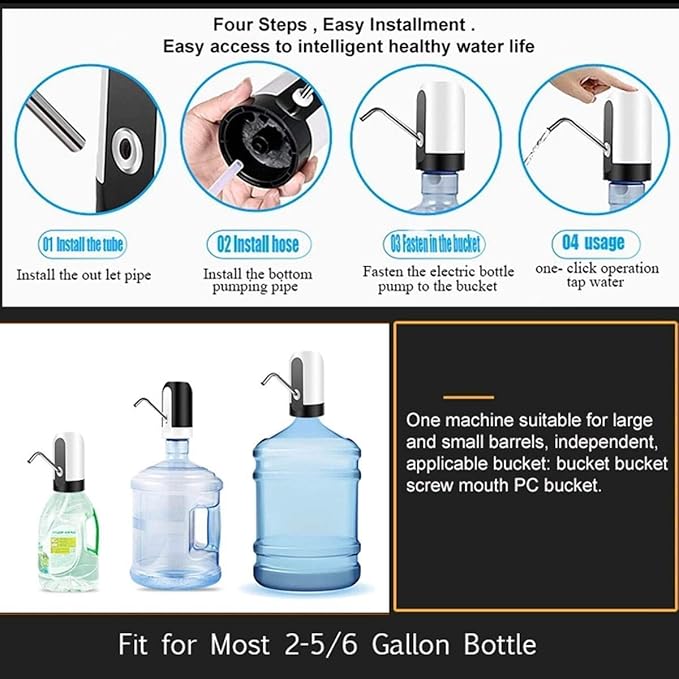 Automatic Wireless Water Can Dispenser Pump for 20 Litre Bottle - TruVexa