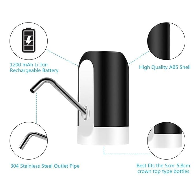 Automatic Wireless Water Can Dispenser Pump for 20 Litre Bottle - TruVexa