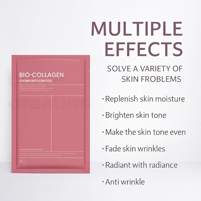 Bio-collagen Face Mask (Pack of 3) - TruVexa