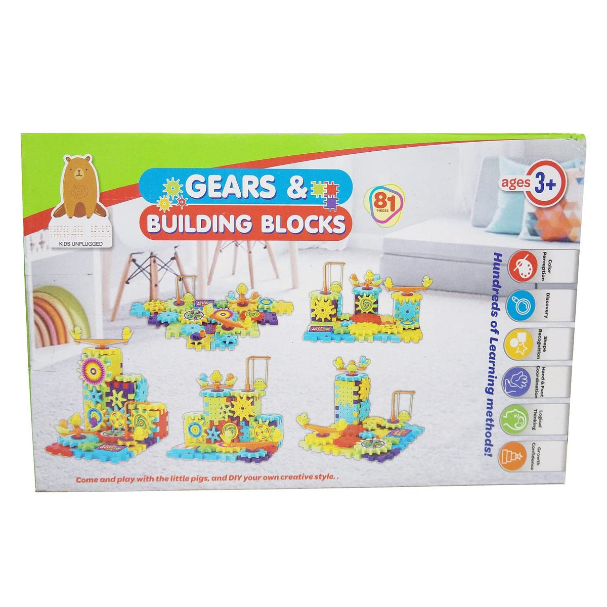 Building Block Kit-Gear Box Educational Toy for Kids - TruVexa
