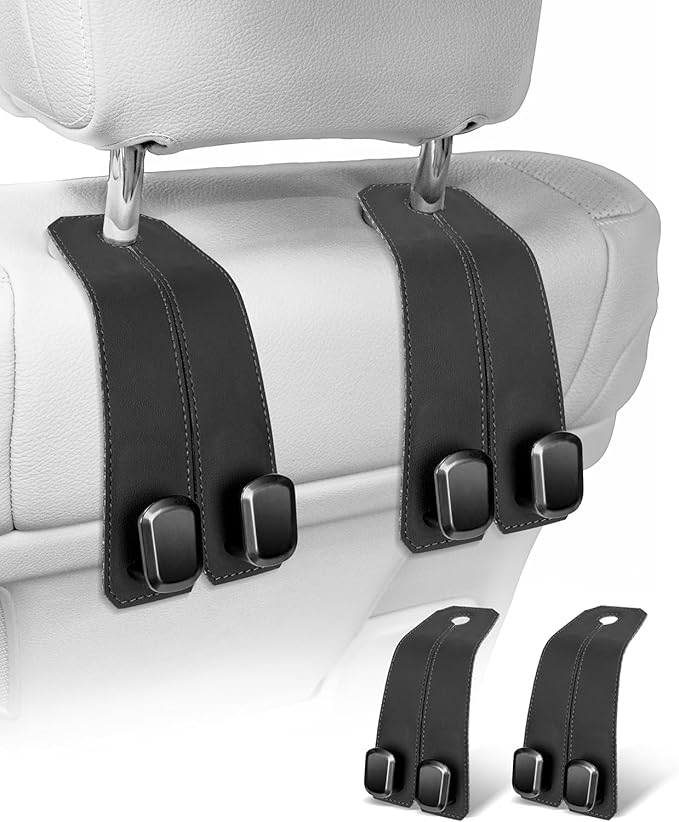 Car Hooks for Headrest (Pack of 2) - TruVexa