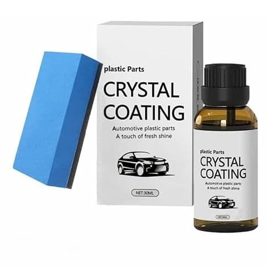 Crystal Coating for Car Plastic Parts (Pack of 2) - TruVexa