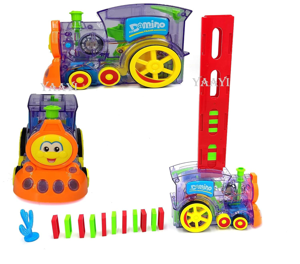 Domino Rally Train Model with Lights and Sounds - TruVexa