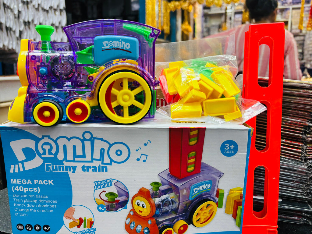 Domino Rally Train Model with Lights and Sounds - TruVexa