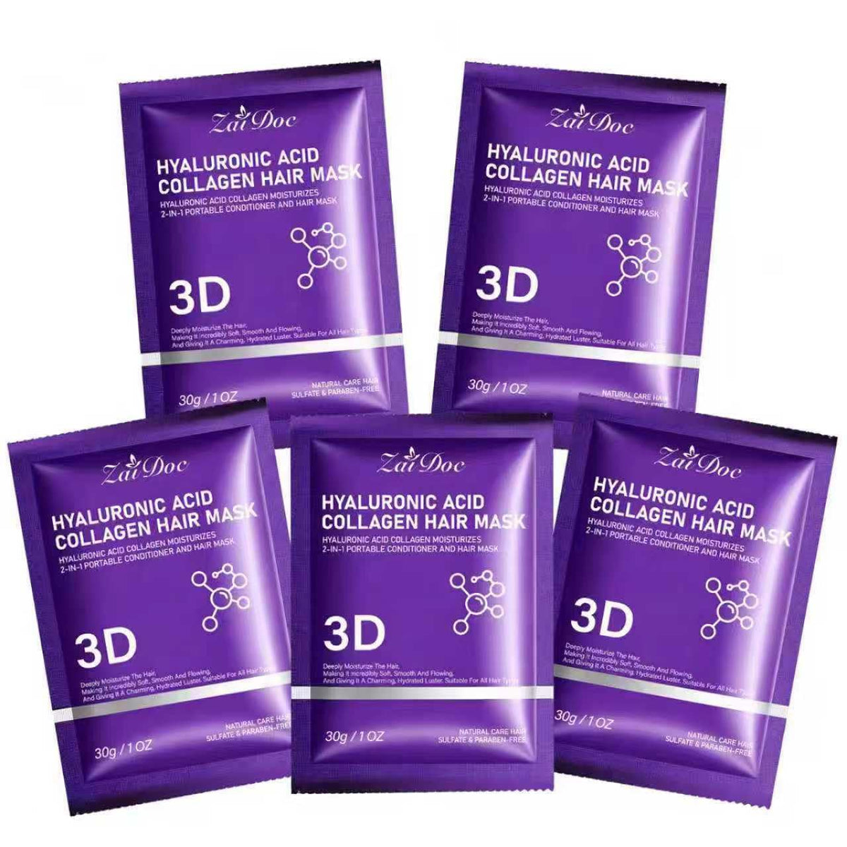 Hair Repair Mask - Pack of 5 - TruVexa