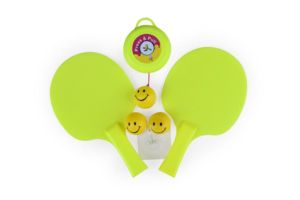 Hanging Table Tennis Trainer 3 Ping Pong Ball & 1 Pair Self Training Gaming Set Tennis Kit - TruVexa