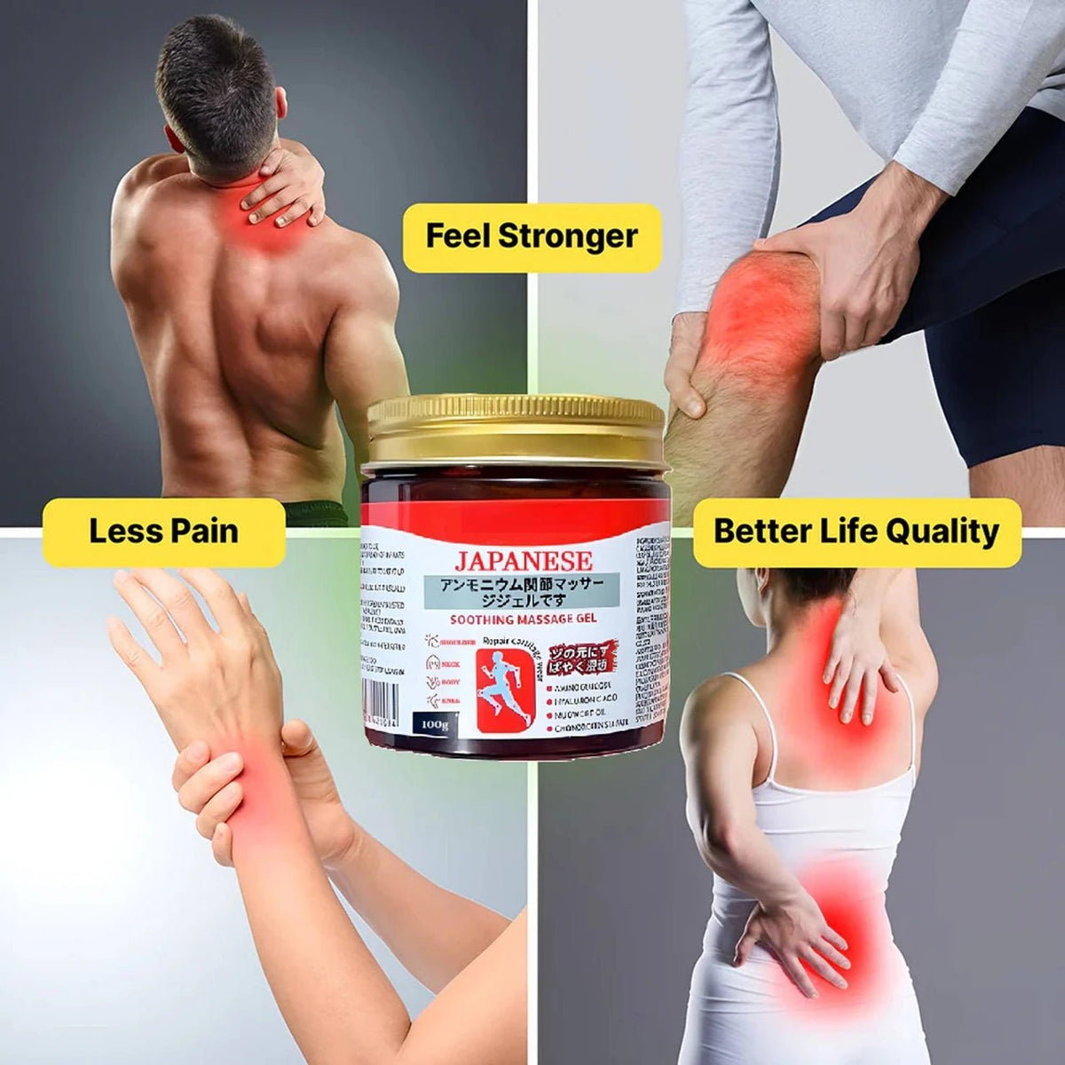 Instant Pain Relief Gel – Muscle Relax Fast Relief Gel (Buy1 Get1) - TruVexa
