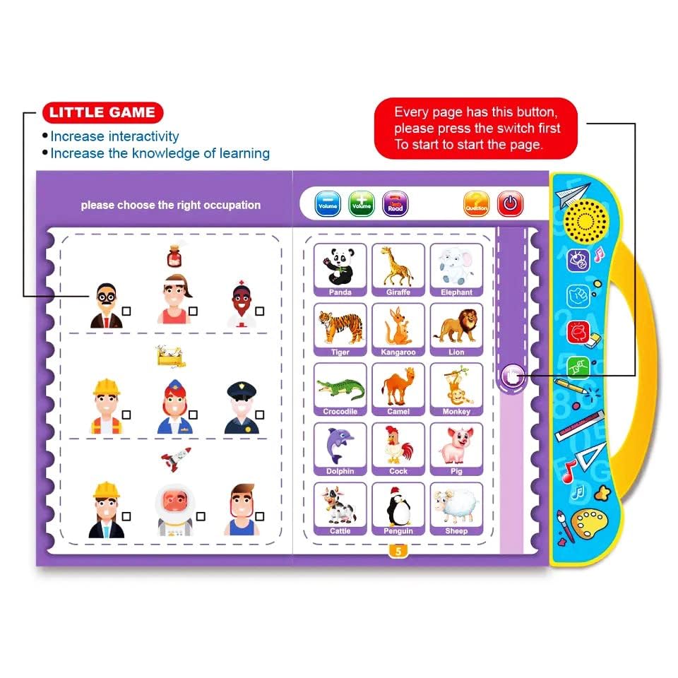 Intelligence Book Sound Book for Children - TruVexa