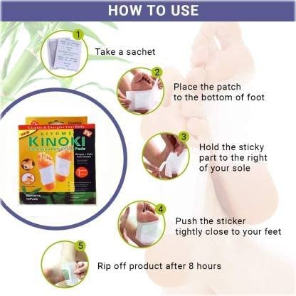 Kinoki Cleansing Detox Foot Patches pack of 2 - TruVexa