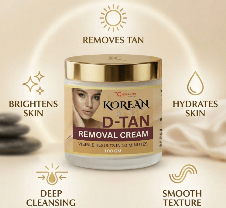 Korean D Tan removal cream(Pack of 2) - TruVexa