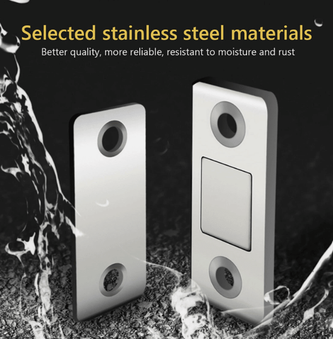 Magnetic Cabinet Catches Door Closer(Pack of 4) - TruVexa