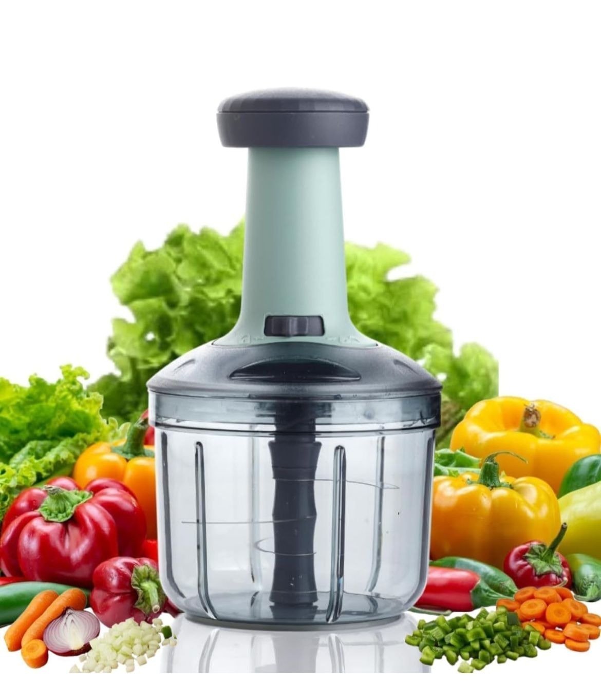 Manual Hand Push Vegetable Chopper - TruVexa