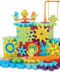 Miracle Motorized Spinning Rotating Gear Blocks for STEM & Montessori Learning - TruVexa