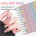 Nail Art Pens Set 12 Colors - TruVexa