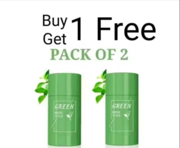 Pack of 2 Green Tea Stick Face Mask - TruVexa
