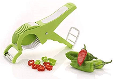 Plastic 2 in 1 Vegetable & Fruit Multi Cutter with Peeler - TruVexa