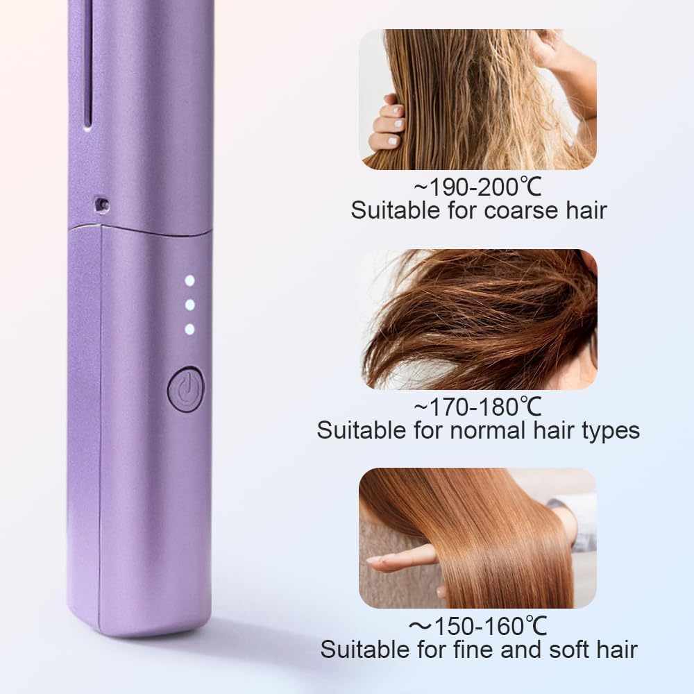 Rechargeable Hot Comb Hair Straightener - TruVexa