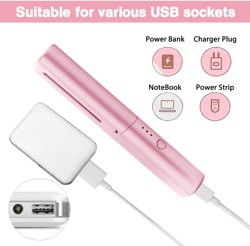 Rechargeable Hot Comb Hair Straightener - TruVexa