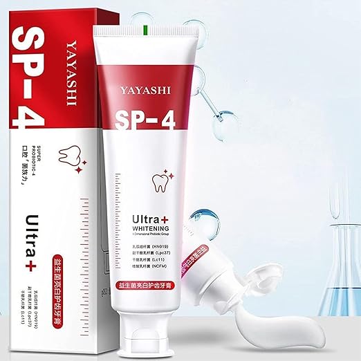 Sp-4 probiotic whitening toothpaste, Teeth Whitener Toothpaste, Natural Tooth Whitener - TruVexa