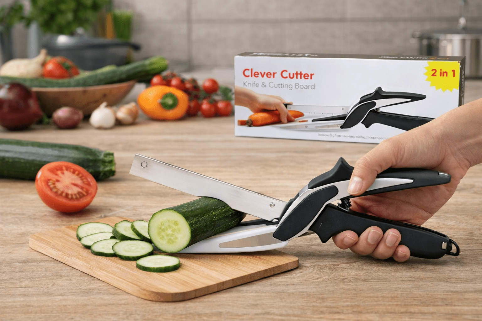 Stainless Steel-Natural Non-slip Wooden Handle Knife - TruVexa