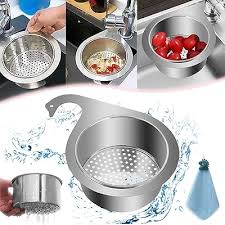 Stainless Steel Swan Sink Strainer Basket(Pack of 1) - TruVexa