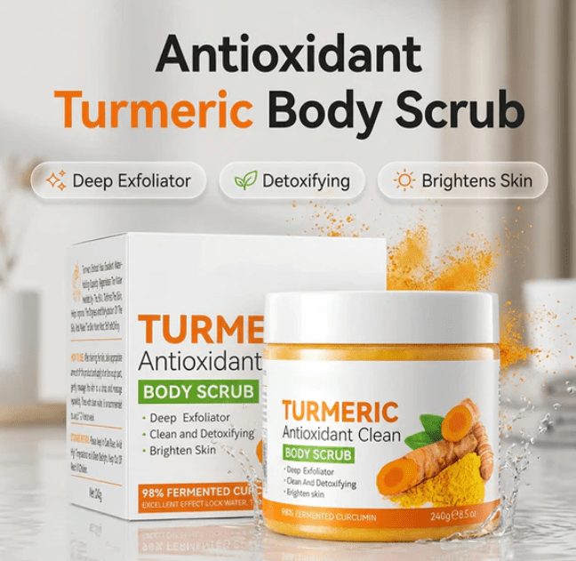 Turmeric Body Scrub For Tanning Removal (Pack of 2) - TruVexa