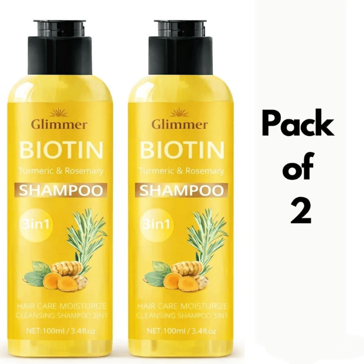 Turmeric & Rosemary Shampoo (Pack of 2) - TruVexa