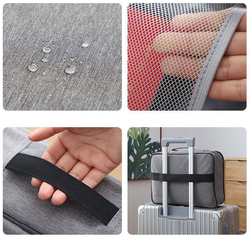 Waterproof Portable Document Storage Bag Travel Organizer - TruVexa
